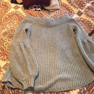 Grey knitted Sweater.